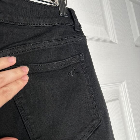 DL1961 Emma Riker Black Denim Low Rise Instasculpt Skinny Jeans Women's Size 28 - Picture 8 of 14